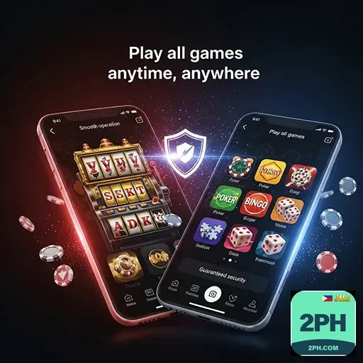 Group of friends enjoying casino games on mobile